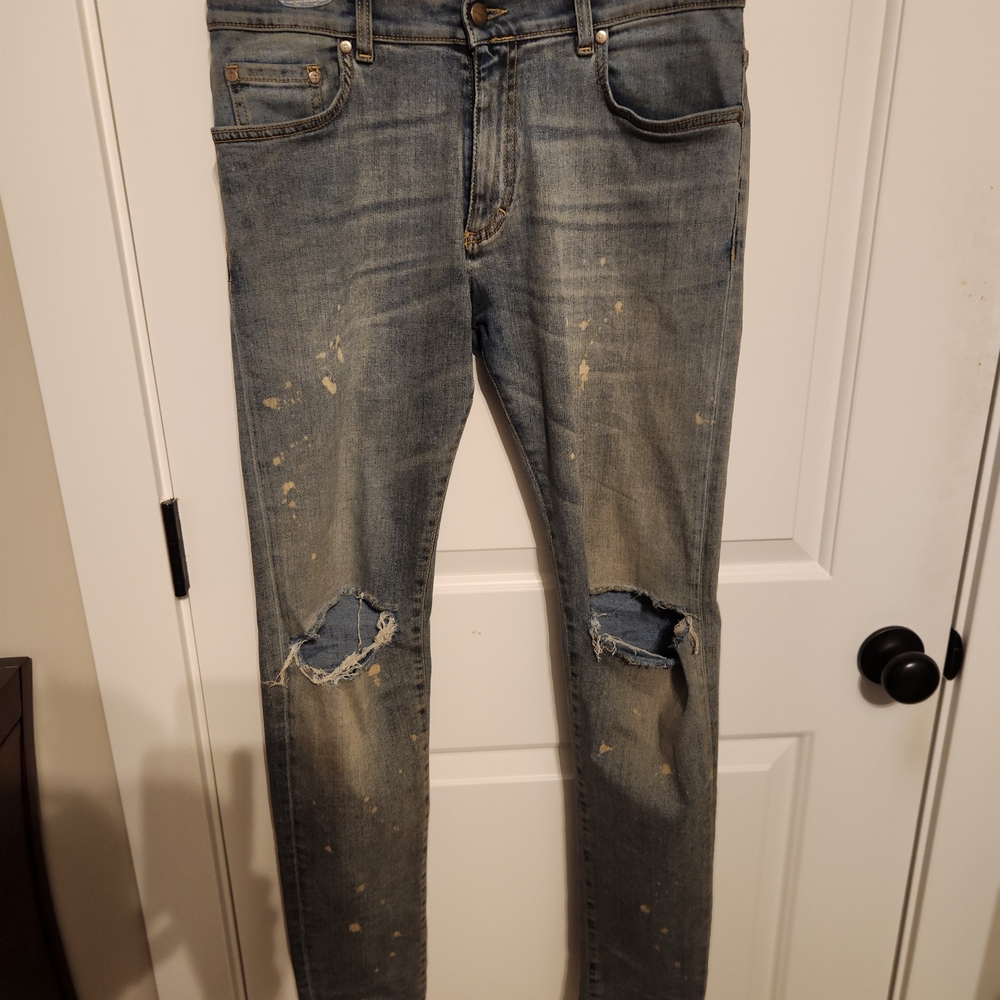 Trendy Men's Ripped Skinny Jeans